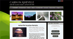 Desktop Screenshot of cabininasheville.com
